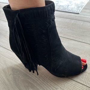 Rebecca Minkoff Women's Iris Ankle Bootie, Black, 8.5 M US